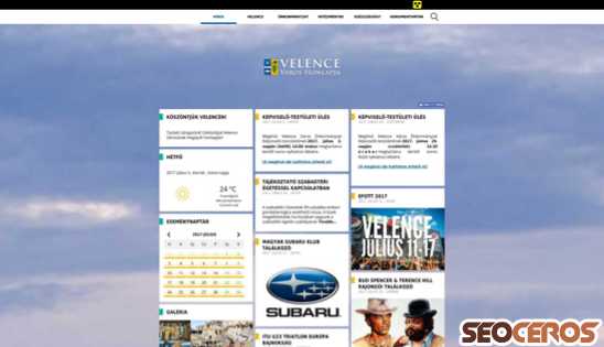 velence.hu desktop Vista previa