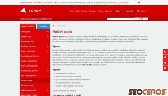 velkostany.cz/mobilni-podia desktop Vista previa
