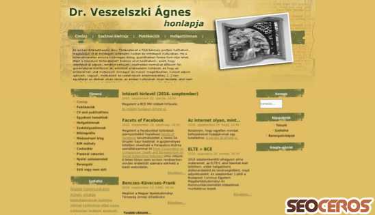 veszelszki.hu desktop előnézeti kép