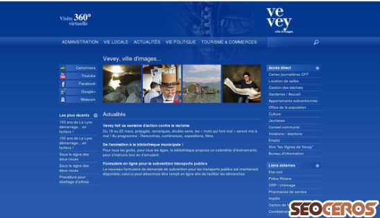 vevey.ch desktop förhandsvisning