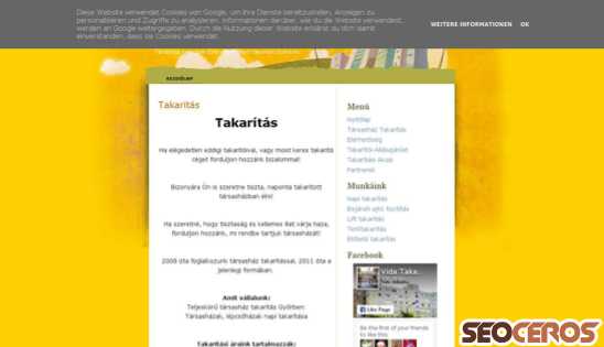 vidatakaritas.com desktop előnézeti kép