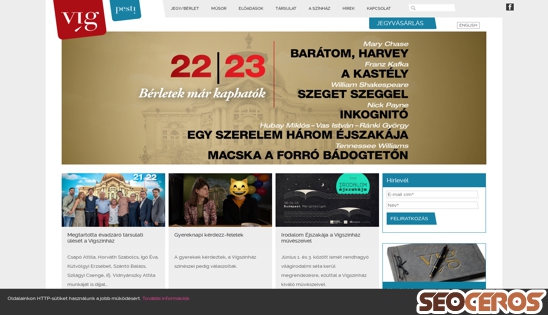 vigszinhaz.hu desktop előnézeti kép