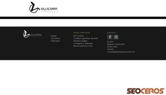 villacampa-pyrenees.com desktop previzualizare