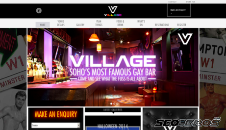 village-soho.co.uk desktop előnézeti kép