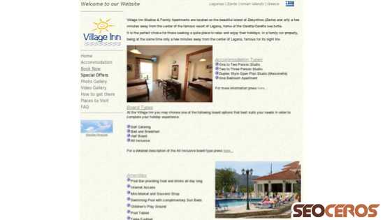 villageinn.gr desktop náhľad obrázku