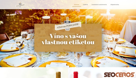 vinonapodujatie.sk desktop előnézeti kép
