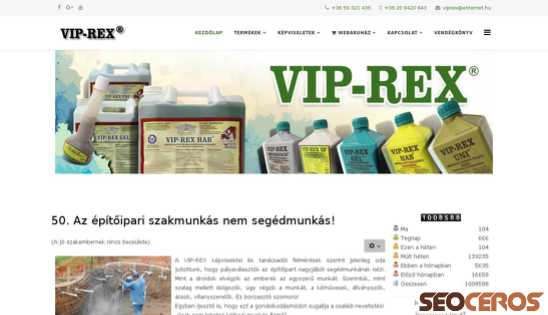 viprex.hu desktop náhled obrázku