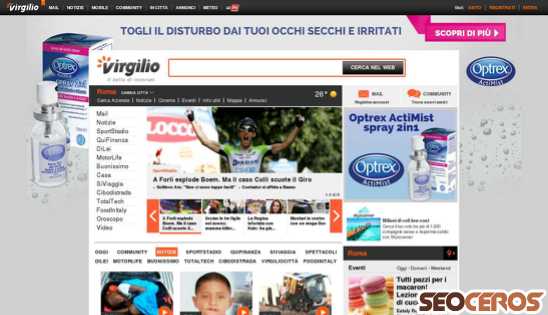 virgilio.it desktop náhľad obrázku