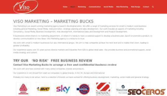 visomarketing.co.uk/about-viso-marketing desktop previzualizare