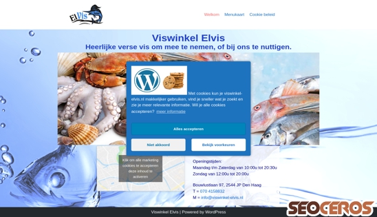 viswinkel-elvis.nl desktop preview