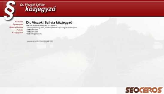 viszoki.hu desktop előnézeti kép