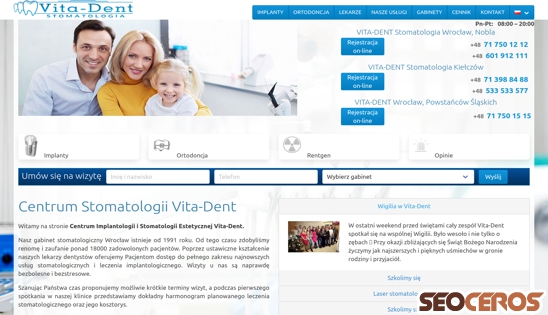 vita-dent.pl desktop náhľad obrázku