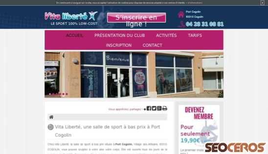 vitaliberte-cogolin.fr desktop prikaz slike