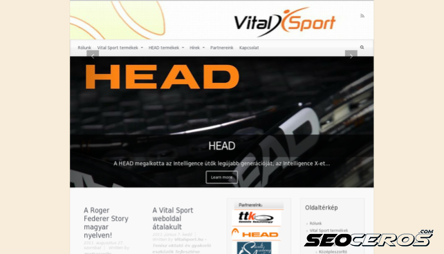 vitalsport.hu desktop előnézeti kép
