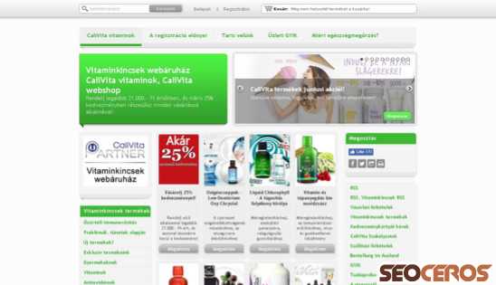 vitaminkincsek.hu desktop náhled obrázku