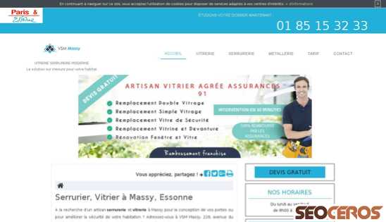 vitrerie-massy.fr desktop náhled obrázku