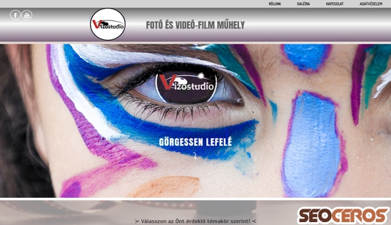 vizostudio.hu desktop előnézeti kép