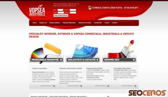 vopsea-industriala.ro desktop preview
