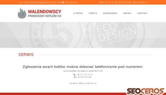 walsc.pl/serwis desktop 미리보기