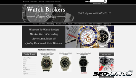 watch-broker.co.uk desktop náhled obrázku