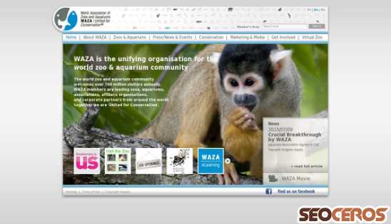 waza.org desktop Vista previa