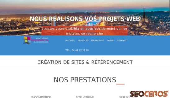 webconcept76.fr desktop náhľad obrázku