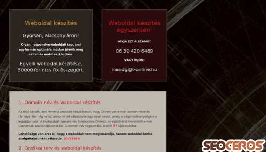 webdesign-weboldalkeszites.hu desktop anteprima
