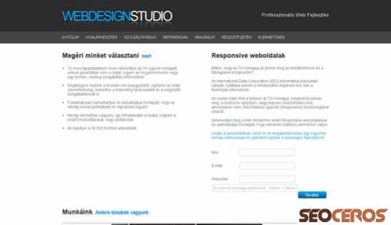 webdesignstudio.hu desktop előnézeti kép