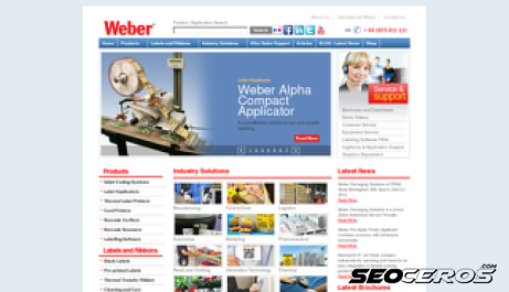 weber.co.uk desktop Vorschau
