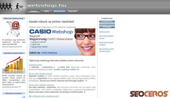 webshop.hu desktop Vorschau