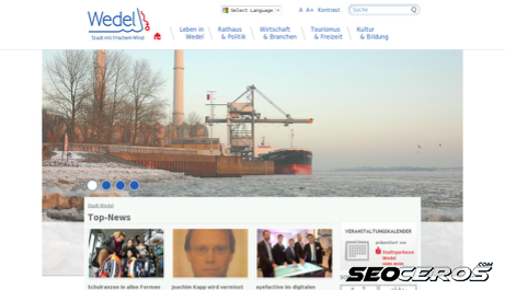 wedel.de desktop előnézeti kép
