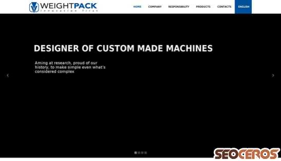 weightpack.com desktop náhľad obrázku