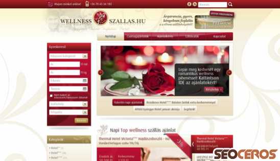 wellness-szallas.hu desktop előnézeti kép