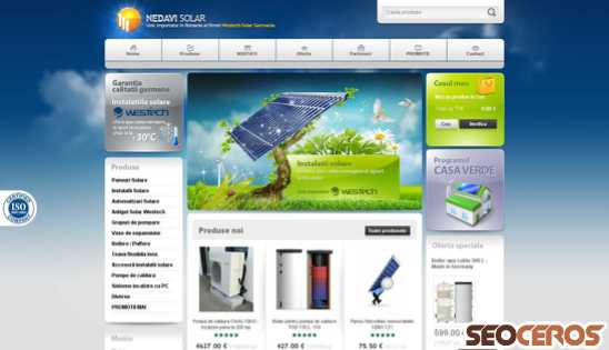 westech-solar.ro desktop prikaz slike