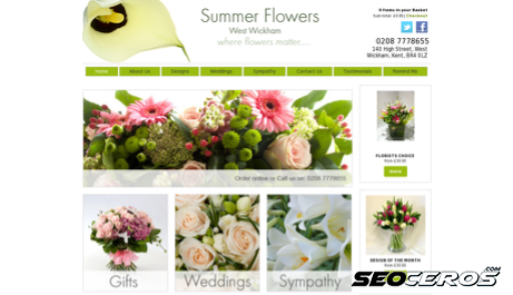summer-flowers.co.uk desktop náhľad obrázku