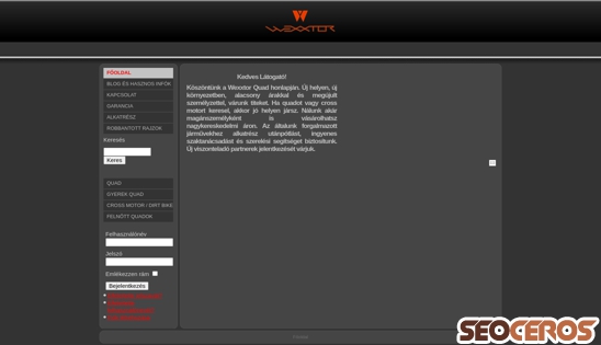 wexxtor.hu desktop obraz podglądowy