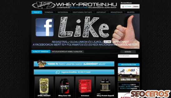 whey-protein.hu desktop náhľad obrázku