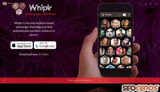 whiplr.com desktop prikaz slike