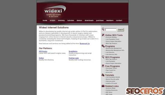 widexl.com desktop előnézeti kép