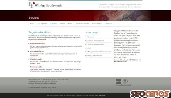 wilkinssouthworth.co.uk/services/audit desktop previzualizare