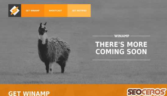 winamp.com desktop előnézeti kép
