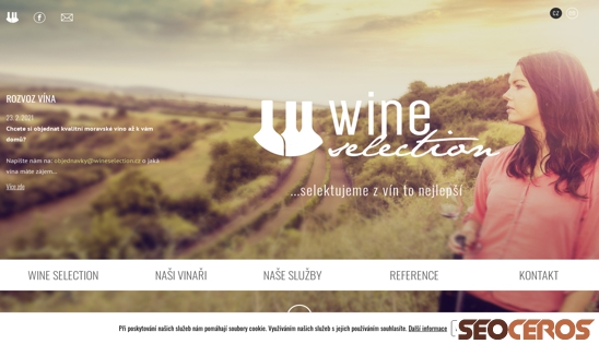 wineselection.cz desktop vista previa