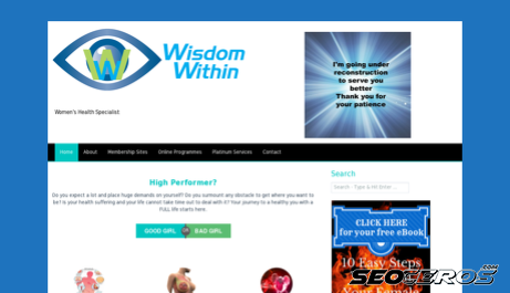 wisdomwithin.co.uk desktop vista previa