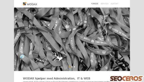 wodax.dk desktop náhľad obrázku