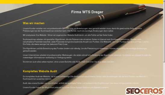 wts-dreger.com desktop Vorschau
