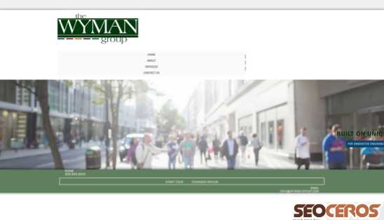 wyman-group.com desktop előnézeti kép