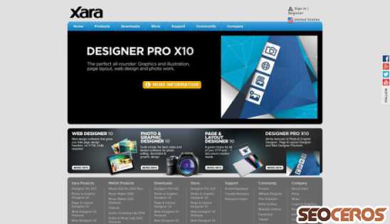 xara.com desktop előnézeti kép
