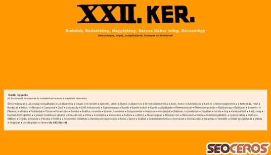 xxii.hu desktop előnézeti kép
