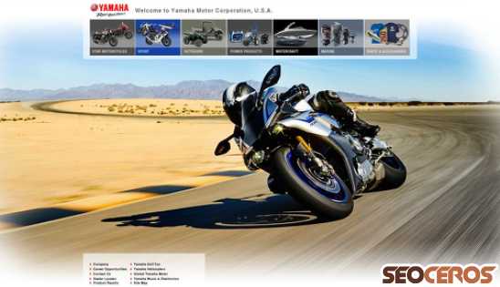 yamaha-motor.com desktop náhled obrázku