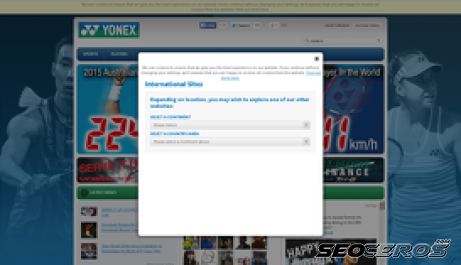 yonex.com desktop előnézeti kép